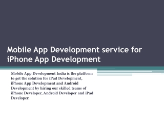 Android and iPad App Development India with MADI