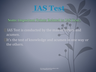 IAS test is one of the toughest test in India