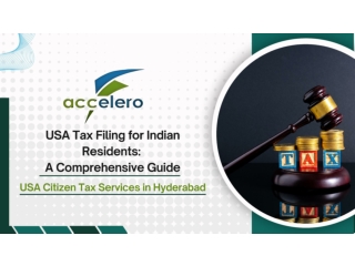 USA Tax Filing for Indian Residents A Comprehensive Guide