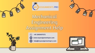 Mechanical Engineering Assignment Help | Myassignmentpro