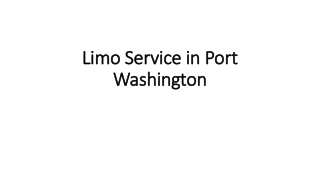 Limo Service in Port Washington