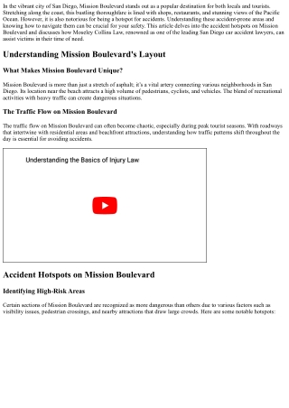 Navigating Danger: Accident Hotspots on Mission Boulevard and What Moseley Colli