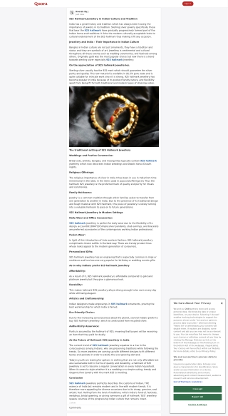 925 Hallmark Jewellery in Indian Culture and Tradition