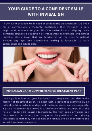 Your Guide to a Confident Smile with Invisalign
