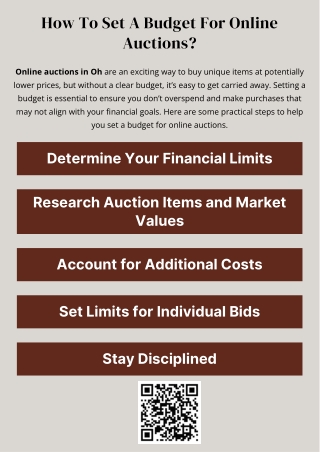 How To Set A Budget For Online Auctions?