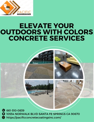 Elevate Your Outdoors with Colors Concrete Services