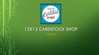 12x12 Cardstock shop Mixed Blog