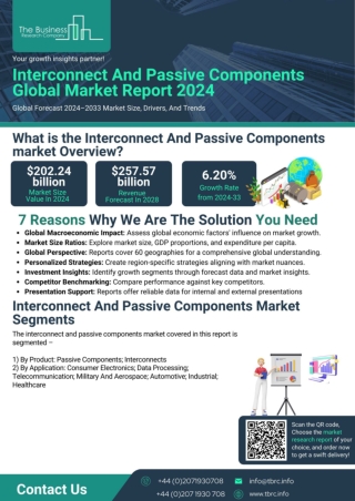 Interconnect And Passive Components Market Report 2024 - Interconnect