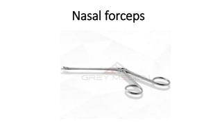 Nasal forceps