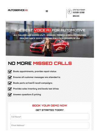Conversational AI Platform for Dealership Service
