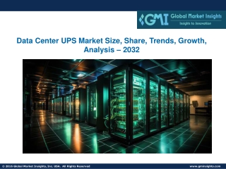 Data Center UPS Market Size, Share, Trends, Growth, Analysis – 2032