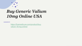 Buy Generic Valium 10mg Online USA