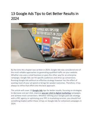 13 Google Ads Tips to Get Better Results in 2024