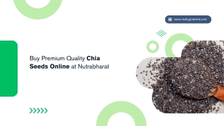 Buy Premium Quality Chia Seeds Online at Nutrabharat