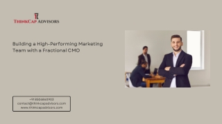 Building a High-Performing Marketing Team with a Fractional CMO