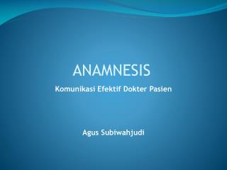 ANAMNESIS