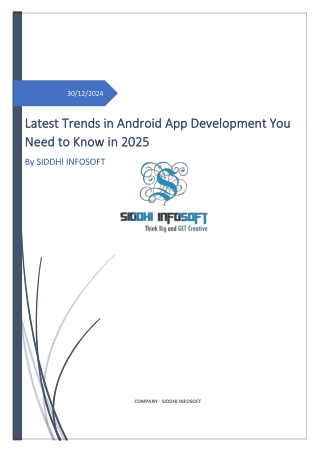 Latest Trends in Android App Development You Need to Know in 2025 pdf format