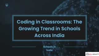 Coding in Classrooms The Growing Trend in Schools Across India