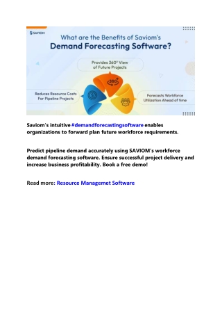 Workforce Demand Forecasting Software