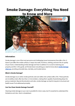 Smoke Damage_ Everything You Need to Know and More