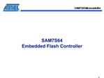 SAM7S64 Embedded Flash Controller