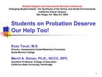Students on Probation Deserve Our Help Too