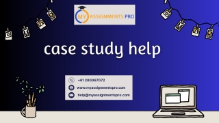 Case Study Help | Myassignmentpro