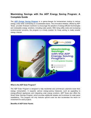 _AEP Energy Saving Program