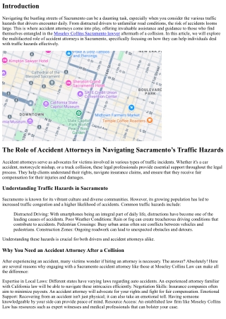 The Role of Accident Attorneys in Navigating Sacramento’s Traffic Hazards