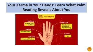 Your Karma in Your Hands Learn What Palm Reading Reveals About You