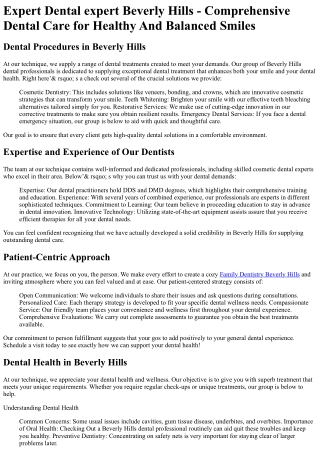 Dental Group of Beverly Hills