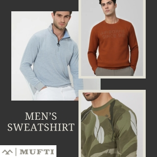 Men's Sweatshirts - Buy Winter Sweatshirt & Hoodies Online | Mufti