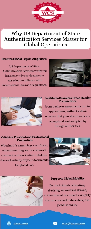 Why US Department of State Authentication Services Matter for Global Operations