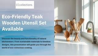 Buy High-Quality Teak Wooden Utensil Sets