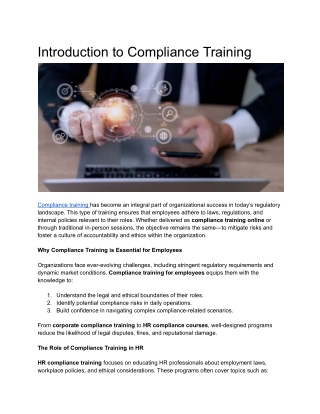 corporate compliance