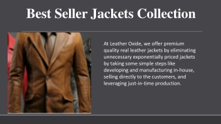 Best Seller Jackets Collection