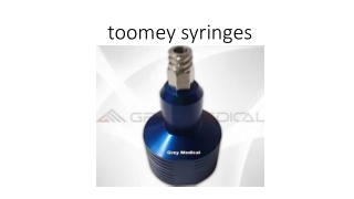 toomey syringes