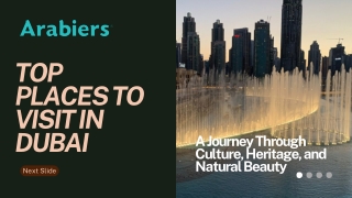 _Must-See Attractions in Dubai for Every Traveler