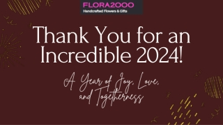 Celebrate a Joyful New Year with Flora2000