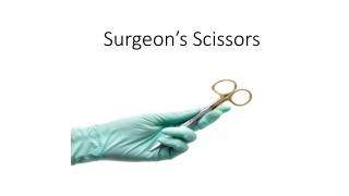 surgeons scissors