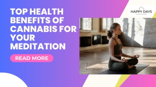 Top Health Benefits of Cannabis for Your Meditation