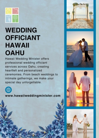 Wedding Officiant Hawaii Oahu