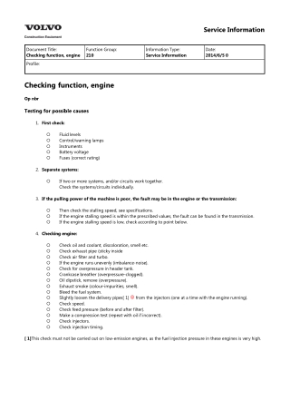 Volvo L150C LB L150CLB Wheel Loader Service Repair Manual Instant Download