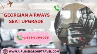 How Do I Upgrade On Georgian Airways?