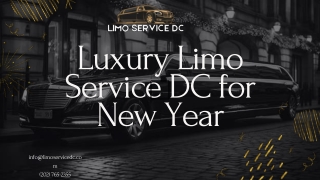 Luxury Limo Service DC for New Year