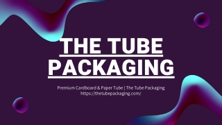 Paper Tubes Versatile Sustainable and Innovative