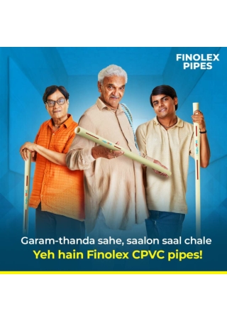 CPVC Pipes And Fittings - High-Quality Plumbing Solutions - Finolex Pipes