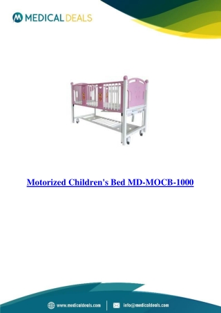 Motorized-Children's-Bed-MD-MOCB-1000