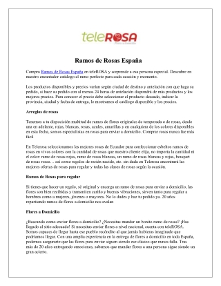 Rosas Eternas España