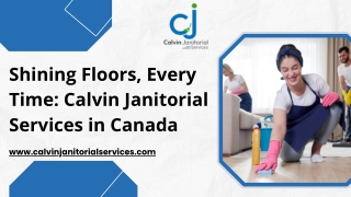 Top-Tier Floor Cleaning Services in Canada